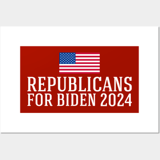 Republicans for Biden 2024 Posters and Art